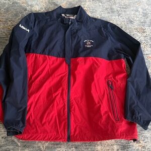 Ralph Lauren Polo Golf Navy Red Windbreaker Jacket 2018 US Open Men’s XL